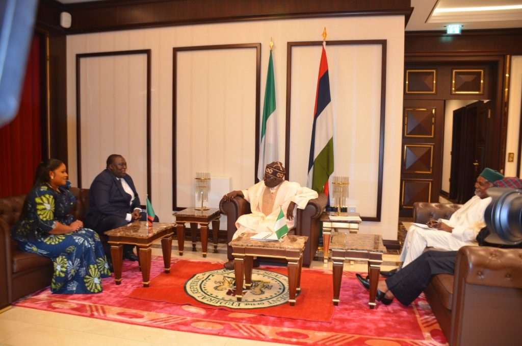 Bilateral talks between His Excellency, Bola Ahmed Tinubu, GCFR, and His Excellency, Mr. George Muhali Imbuwa